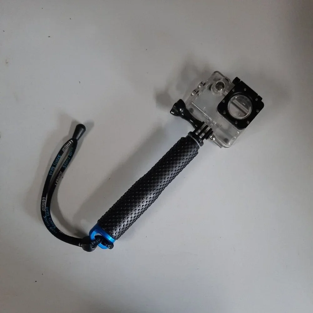 Single Handle Handheld Sport Action Camera Case Hand Grip Pole Stick